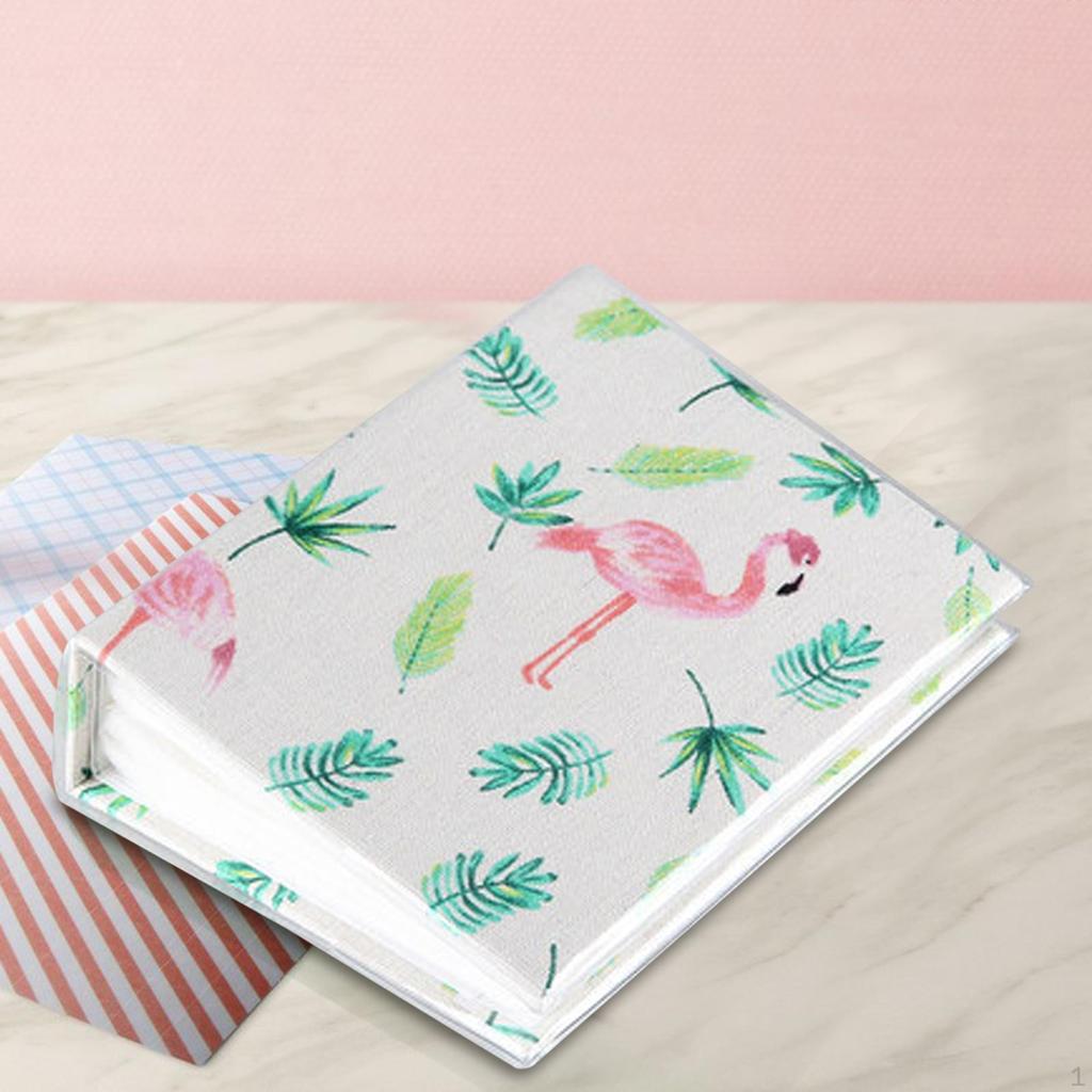 Flamingo Photo Album Book Card Album,Picture Albums,Slip In Pockets for Party Baby