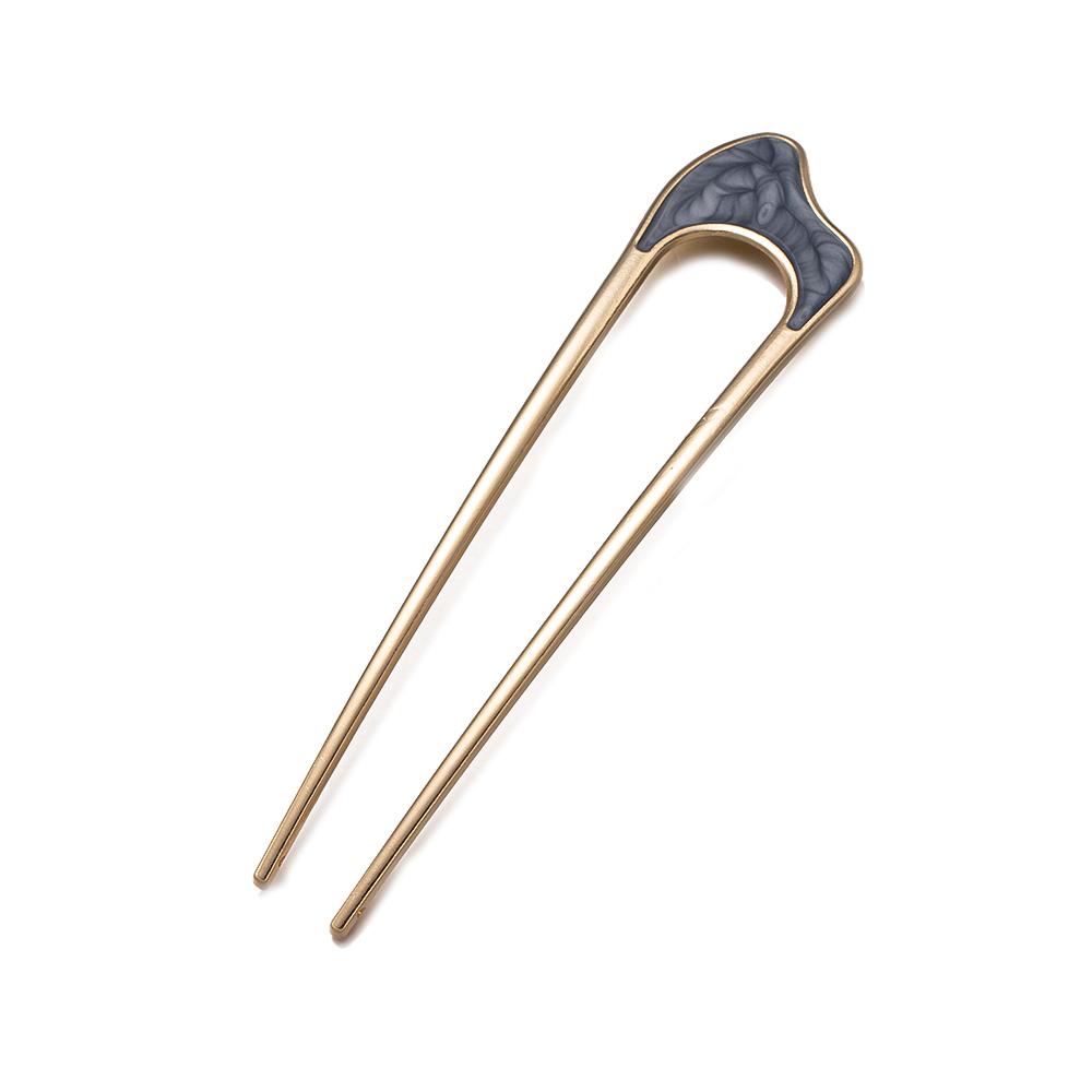1Pcs 10cm Metal U Shaped Hairpin Hair Stick Pins For Women Girls Hairstyles Holder Simple Jewellery Accessories Supplies Crafts