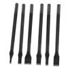 6PCS Handmade Leather Sewing Leathercraft Pricking Stitching Chisel Tool Set