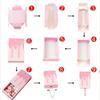 5pcs/10pcs - Creative Cartoon Ice Cream Shape Folding Packaging Box Ice Cream Drawer Gift Box