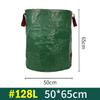 Leaf Bag Large Capacity Garden Branches Fallen Leaves Collection Dark Green PP Woven Reusable Plant Garbage Supplies Gift