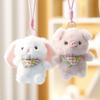 Plush Forest Animals Bunny Doll With Keychain For Childrens Gift And Bag Accessory
