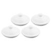 4 Pcs Enamel Cup Enamel Mug Lid for Glass Mugs White Tea Lids For Cups Travel Accessories Kitchen Barware