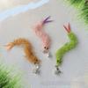 2pcs/3pcs Plush Shrimp Pet Cat Toy Replacement Accessories Funny Teaser Stick Wand Toy