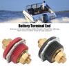 Battery Terminal Stud 3/8in Thru Panel Battery Terminal Connector Anti Aging Easy   Resistant for Yachts