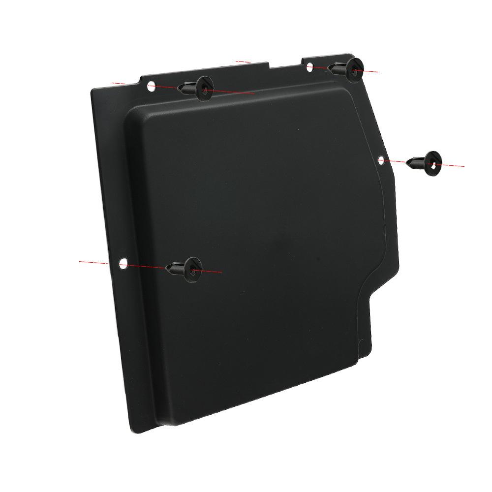 Black Plastic Battery Cover Plate For Can-Am Maverick X3 / X3 MAX 2017-2025 UTV