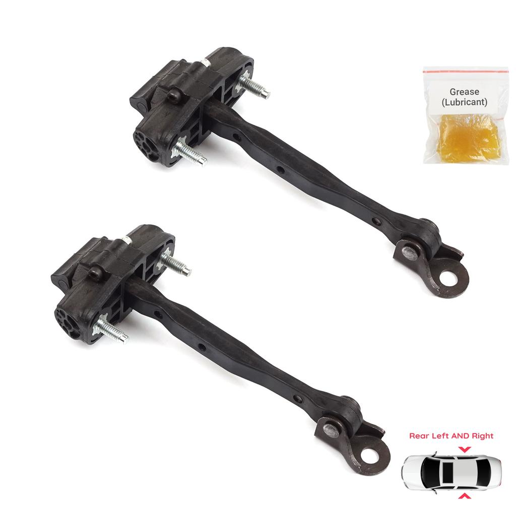 BDP1235-1 2 Pieces Rear Door Hinge Stop Check Strap Limiter for Vauxhall Opel Astra K B16 Crossland X Cruze 2016-2019 Buick Verano 13456270