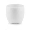 Ceramic Flowerpot Cover, White Ball, 17 Cm
