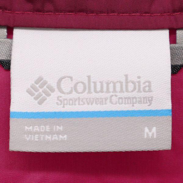 Columbia One Point Embroidery Nylon Jacket M Red X Blue Outdoors Men's Used