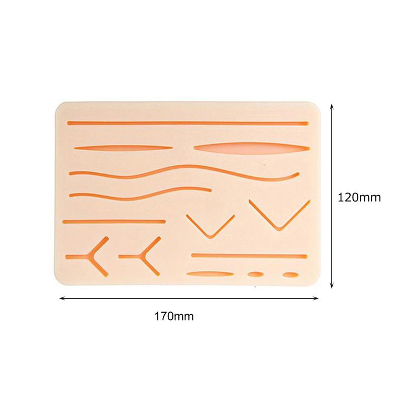 1-4Set Medical Students Suture Practice Kit Surgical Training with Skin Pad Model Tool Set Educational Teaching Equipment