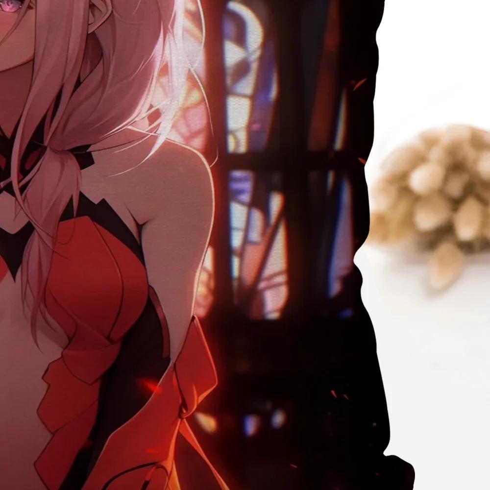 Yuzuriha Inori Animation G-Guilty C-Crown Pillow Case Square Pillow Bedroom SofaLeisure ComfortLiving Room Home Decoration 40X40
