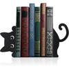 Cute Cat-Shaped Bookend, Desktop Bookshelf, Book Clip, Stationery Storage Book Stand, Home Desktop Decoration.