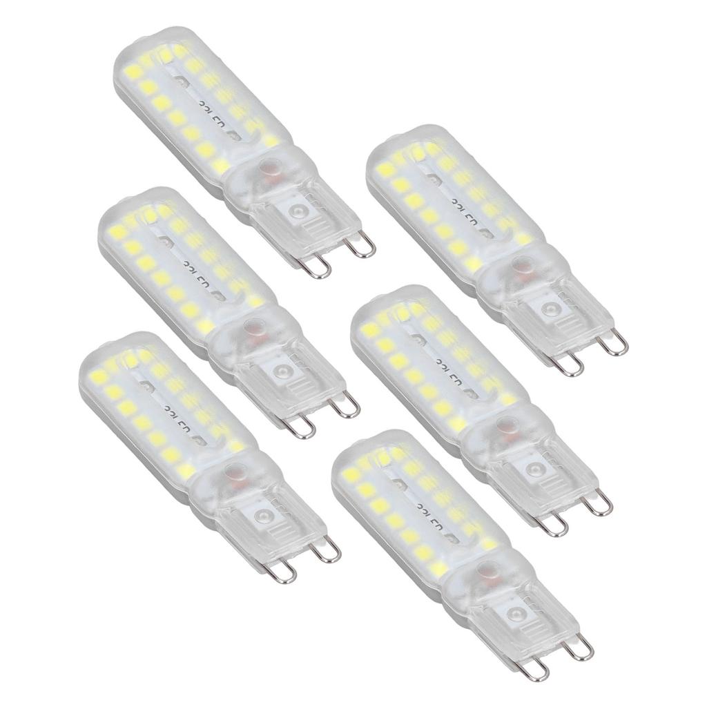 6pcs G9 LED Bulbs 7W Dimmable 360 degrees  Illumination Replacement Light Bulb for Wall Desk Cabinet Lamp