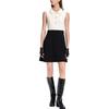 Karl Lagerfeld Color Block A-Line Sleeveless Dress Women Dresses Black White M21E1314