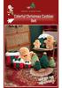 Festive Christmas Tree & Gingerbread Man Plush Cushion, New Year Gift & Wreath