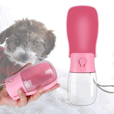 Pet Supplies 300ml Pet Dog Water Bottle Portable Leakproof Pet Walking Feeder Foldable Pet Water Dispenser Kitten