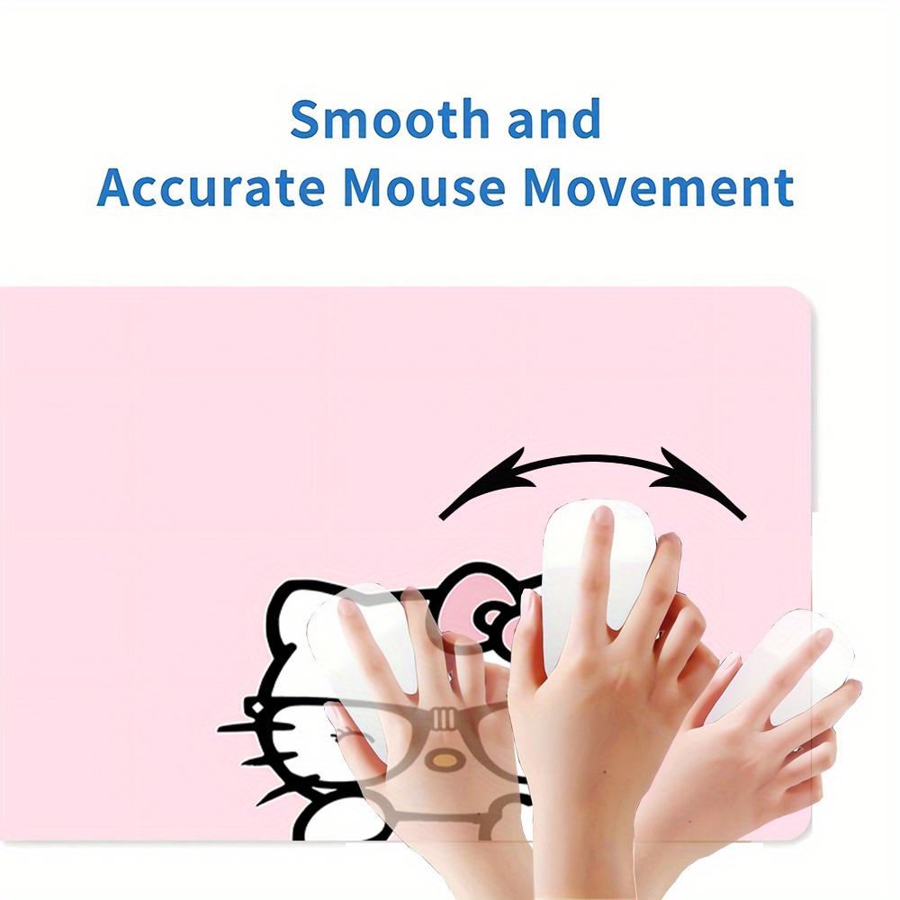Hello Kitty, Glasses Themed XXL Mouse Pad - Non-slip Rubber Desk Mat for Gaming and Office Use, Multi-Function Keyboard 0826094a