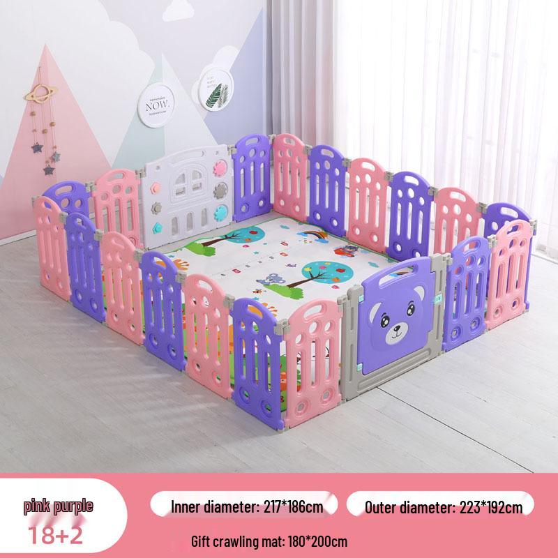 Baby Safety Playpen with Crawling Mat – Indoor Toddler Barrier