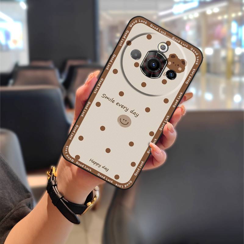 Anti-dust Cute Phone Case For ZTE Nubia Focus Pro 5G Soft Case Cartoon Back Cover Silicone Animals Waterproof Protective