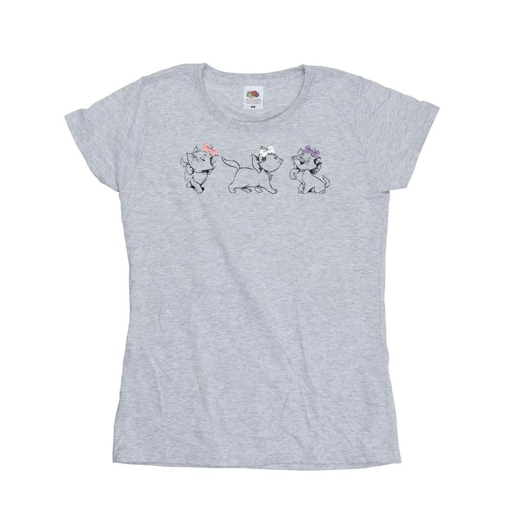 The Aristocats Womens/Ladies Marie Bow T-Shirt