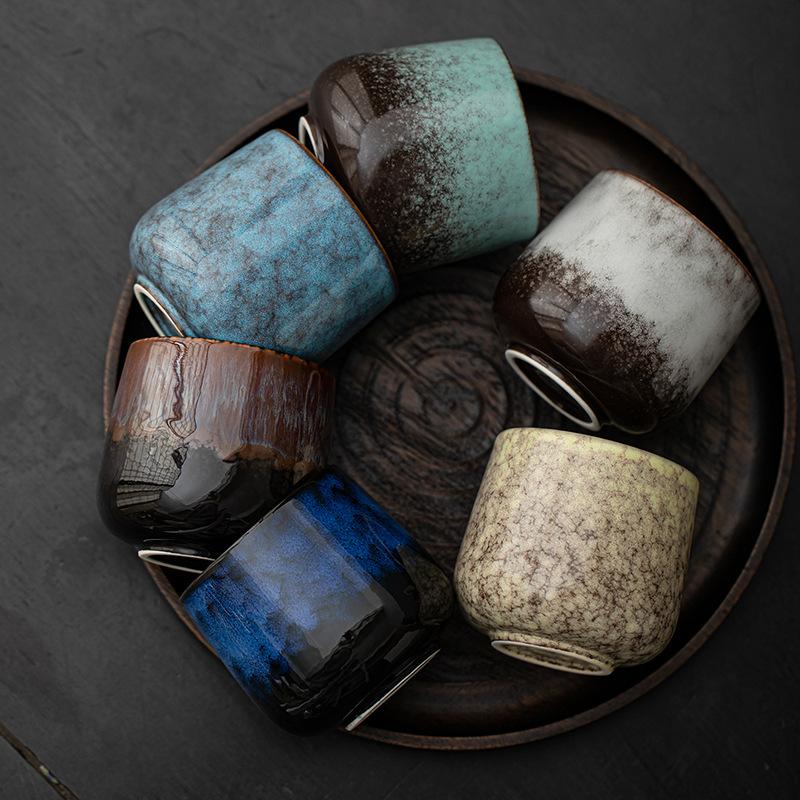 Japanese Style Ceramic Coffee Mugs Creative Vintage Kiln Glaze Tea Cup Household Office Single Cup Drinkware Milk Mug Water Cup