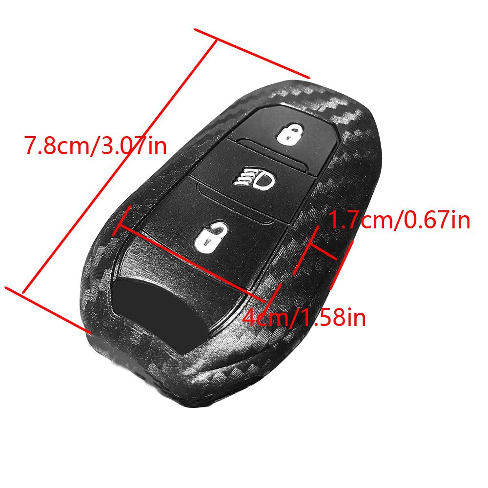 Car Remote Key Case Cover For Citroen C4 C5 X Berligo DS3 Shell For Peugeot 208 308 508 2008 3008 5008 Rifter Keychain Holder