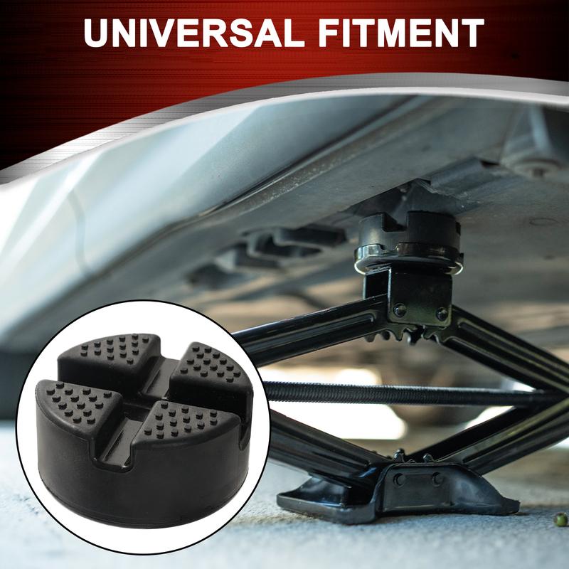 Floor Slotted Rubber Car Jack Pad Adapter Frame Protector Guard For Safe Lifting Pinch Weld Repair Tool Vehicle Side Jacking Pad