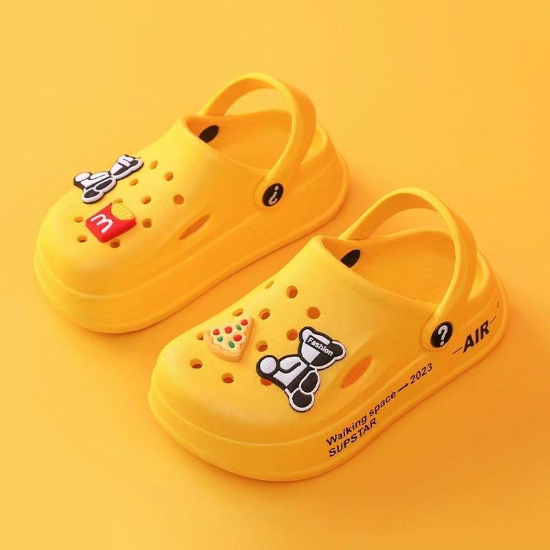Children's Astronaut Hole Shoes, Boys, Middle-aged and Older Children Wear Non-slip Thick-soled Beach Shoes In Summer, Baby Cute Indoor