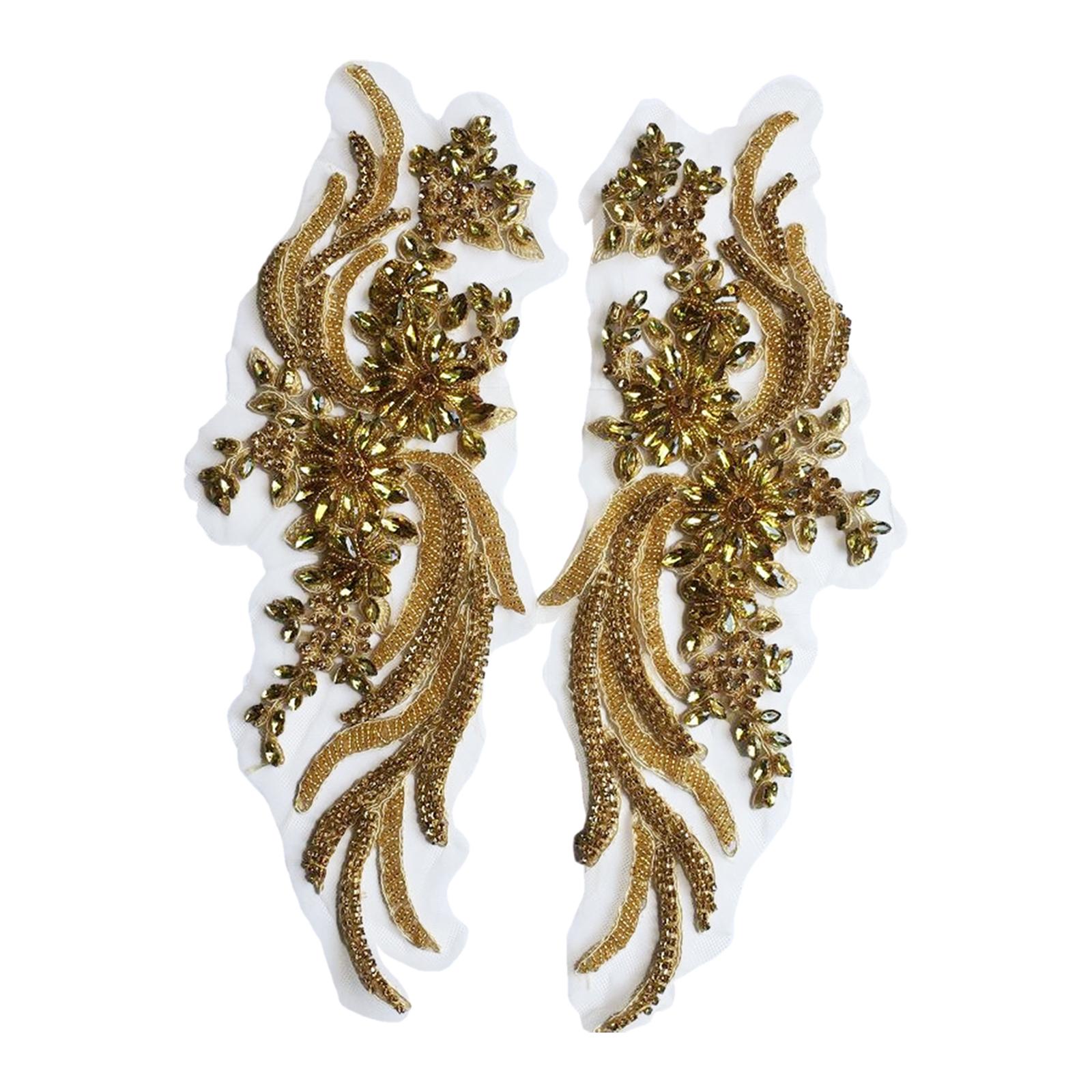 

Пришивные бисерные нашивки Удобные аксессуары для одежды Очаровательные украшения Отделка Аппликации Дети Взрослые Женщины Мужчины жёлтый