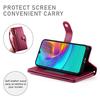 DF-011 For Samsung Galaxy A16 5G/A16 4G Case Zipper Pocket Wallet Leather Phone Cover with Straps