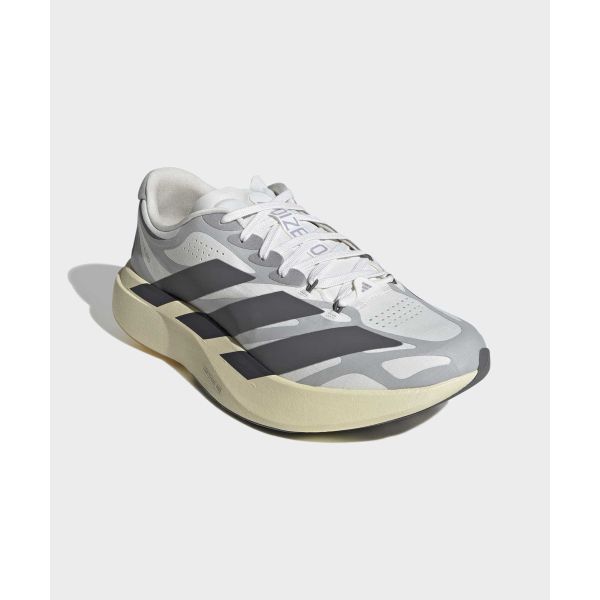 adidas Adizero Evo Sl Comfortable Fitting Running Shoes Men Sneaker White Gray KJ0430