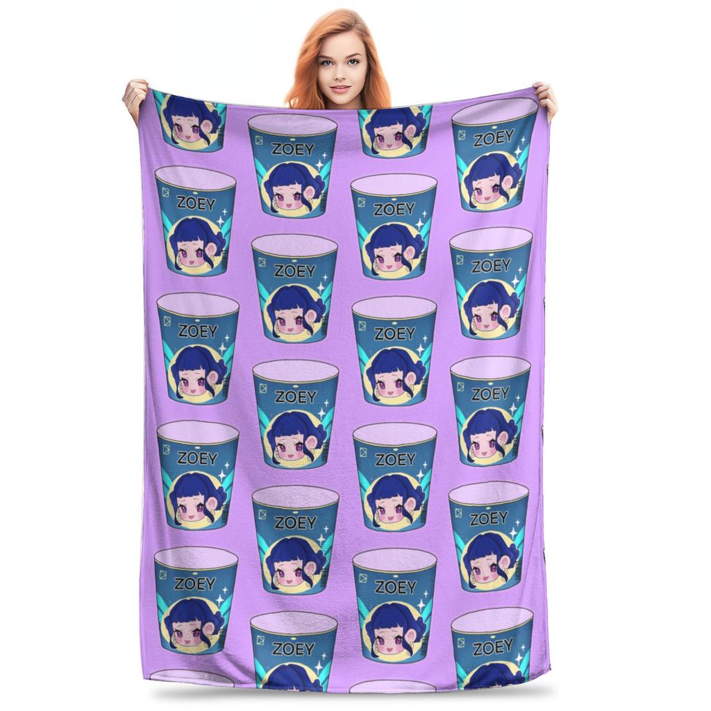 Saja Boys Huntrix Blanket Kpop Demon Hunters Flannel Awesome Warm Throw Blanket for Bedding Lounge  Winter