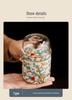 Golden Plum Ru Kiln Portable Tea Set: Quick-Brew Pot with Four Cups for Outdoor Camping and Kung Fu Tea