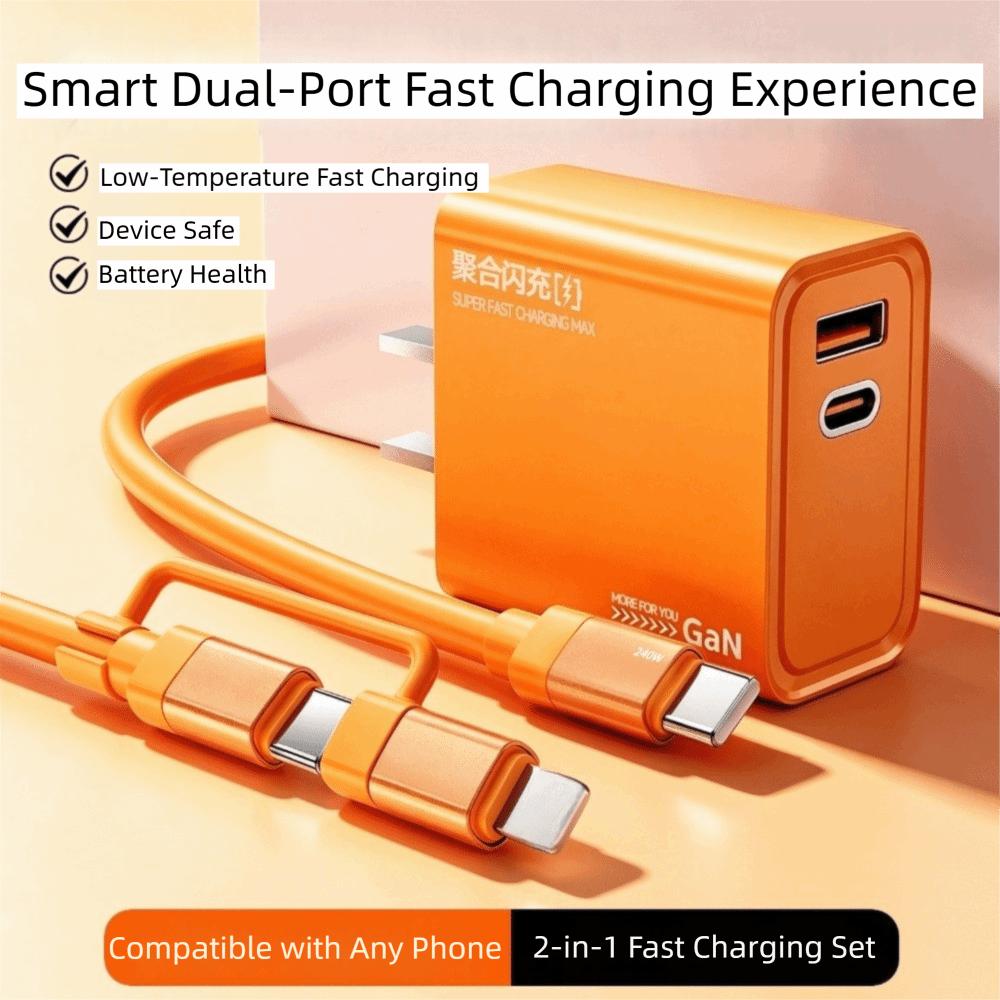 Fast Charging Fast Charging Adapter Dual Port Phone Charger Adapter Home Use