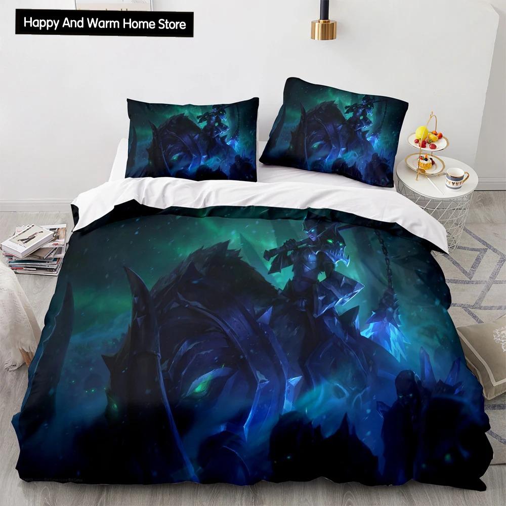 3D Print League Of Heroes Bedding Collection Single Twin Full Queen King Size Game Anime Bed Collection Aldult Boys Bedroom Duvet Cover Collections