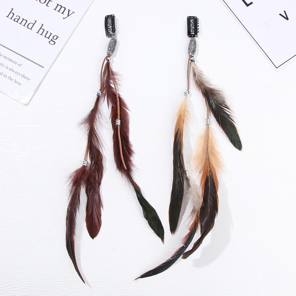 Comb Headdress Extensions Novelty Hairclips Feather Hair Rope Hippie Headpieces Headband Headwear
