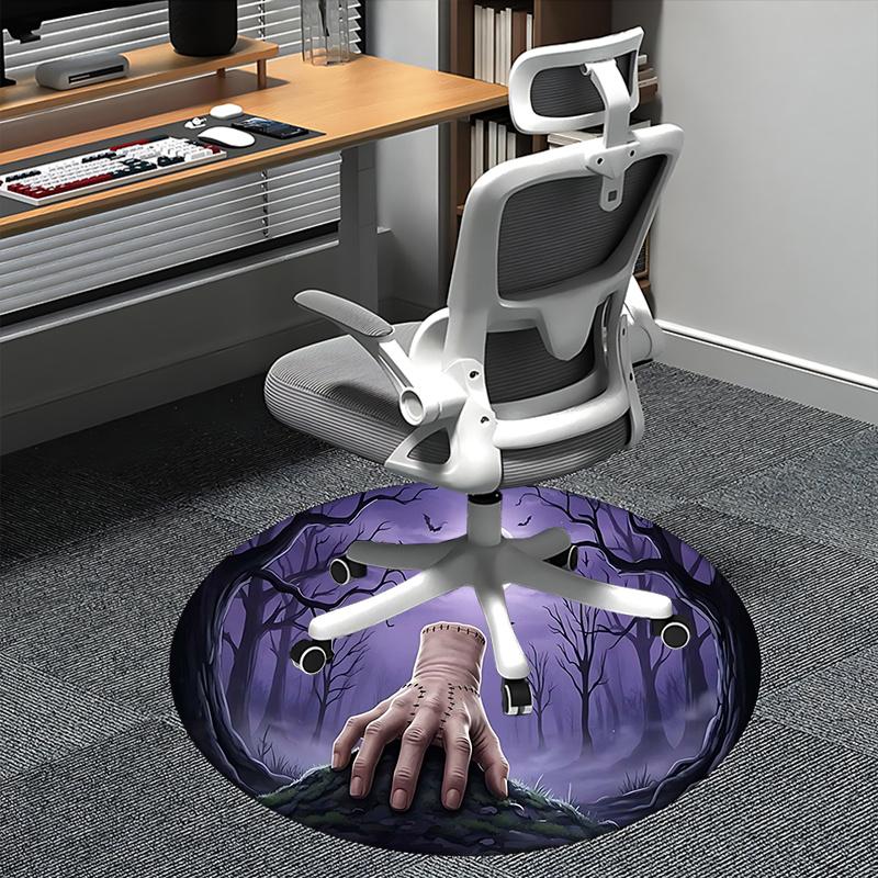 

Halloween Hand,spooky forest scene Chair mat Round Rug Office carpet, Non slip, Suitable for Living Rooms, Bedrooms,Decor1205636a 80cm by 80cm