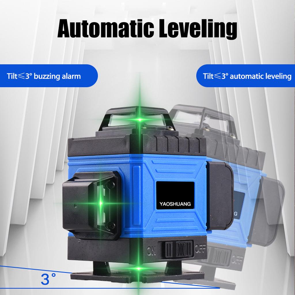 Laser Level 8 12 16 Lines 2d 3d 4d Self Leveling 360 Horizontal And Vertical Cross Super Powerful Green Laser Beam Line Buy At A Low Prices On Joom E Commerce Platform