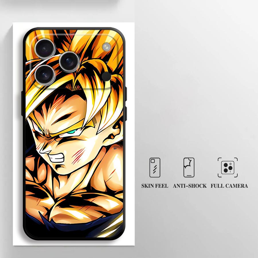 Funda Phone Cover Case for Apple iPhone 17 Pro Max 13 XR XS MAX 12 15 Pro 7 8 Air 16 14 11 D-ragonS BallS GokuS