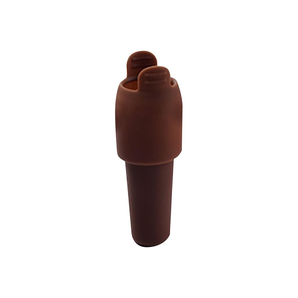 Silicone Wine Sealing Stopper With Handle, 2025 Reusable Sparkling Wine Stopper Soft Silicone Wine Stopper