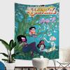Animation SSteven UUniverse DIY Wall Tapestry Hippie Flower Wall Carpets Dorm Decor Wall Art Decor
