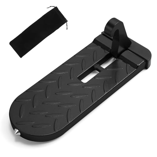 

Подножка для двери автомобиля Goture, складная подножка, многофункциональная педаль, улучшенная, длинная и широкая, подставка с двумя ножками, функция защитного молотка, сумка для хранения в