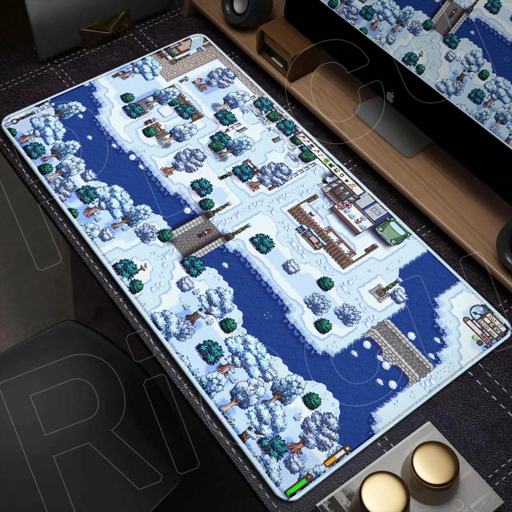 Large Anime Non-slip Keyboard Mouse Pad Laptop Office Accessories Hot Gaming Stardew Valley New Desk Mat Washable Durable Carpet