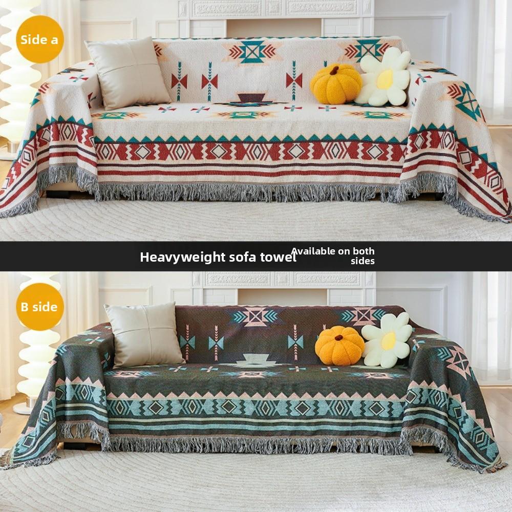 Pernă de canapea de lux Europeană Elegantă Anti-alunecare Husă de canapea Toate sezoanele Durabilă Elegantă Covoraș de canapea