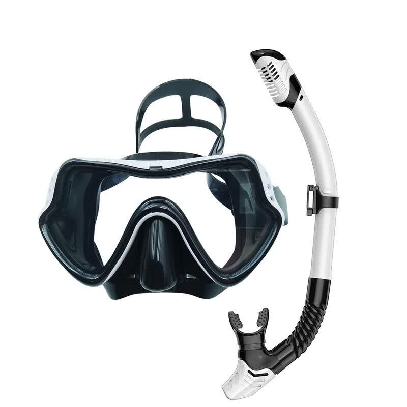 OLOEY Full Dry Snorkeling Mask and Snorkel Set One Size