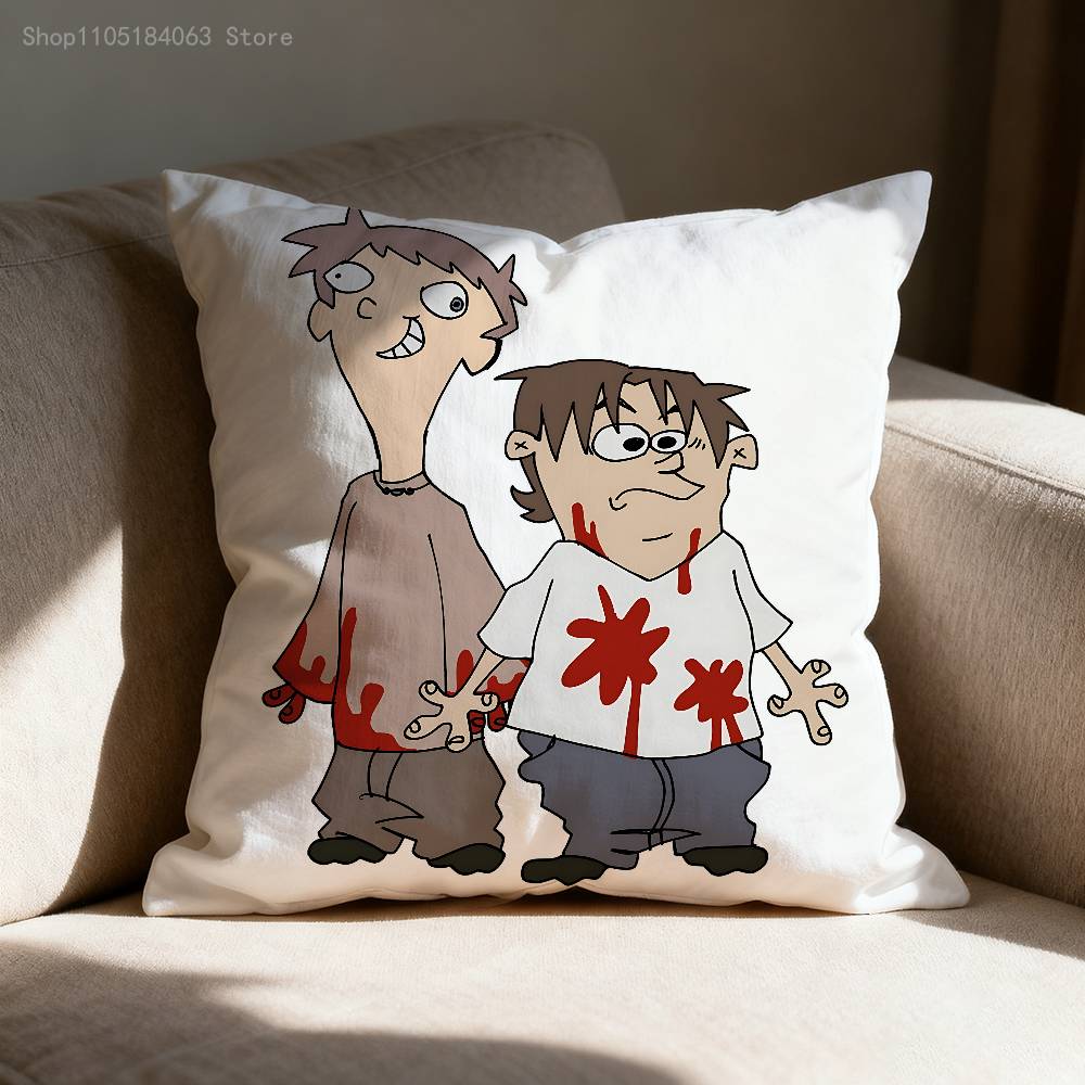Stuilly Billy and Stu Pillowcases Bedroom Living Room Sofa Home Decor Polyester Cushion Cover with Zipper