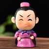 Three Kingdoms Figures Figurines Cartoon Ceramic Handicraft Home Decoration Ornament Character Statue Model Desk Gift Souvenir