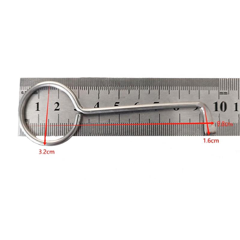 Nouzový klíč na dveře ložnice/koupelny Kompatibilní s vnitřními pákami a knoflíky Zámek dveří Univerzální klíč na otevírání