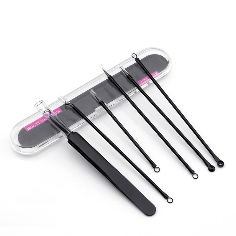 4-Piece Stainless Steel Acne Kit: Needles & Blackhead Removers