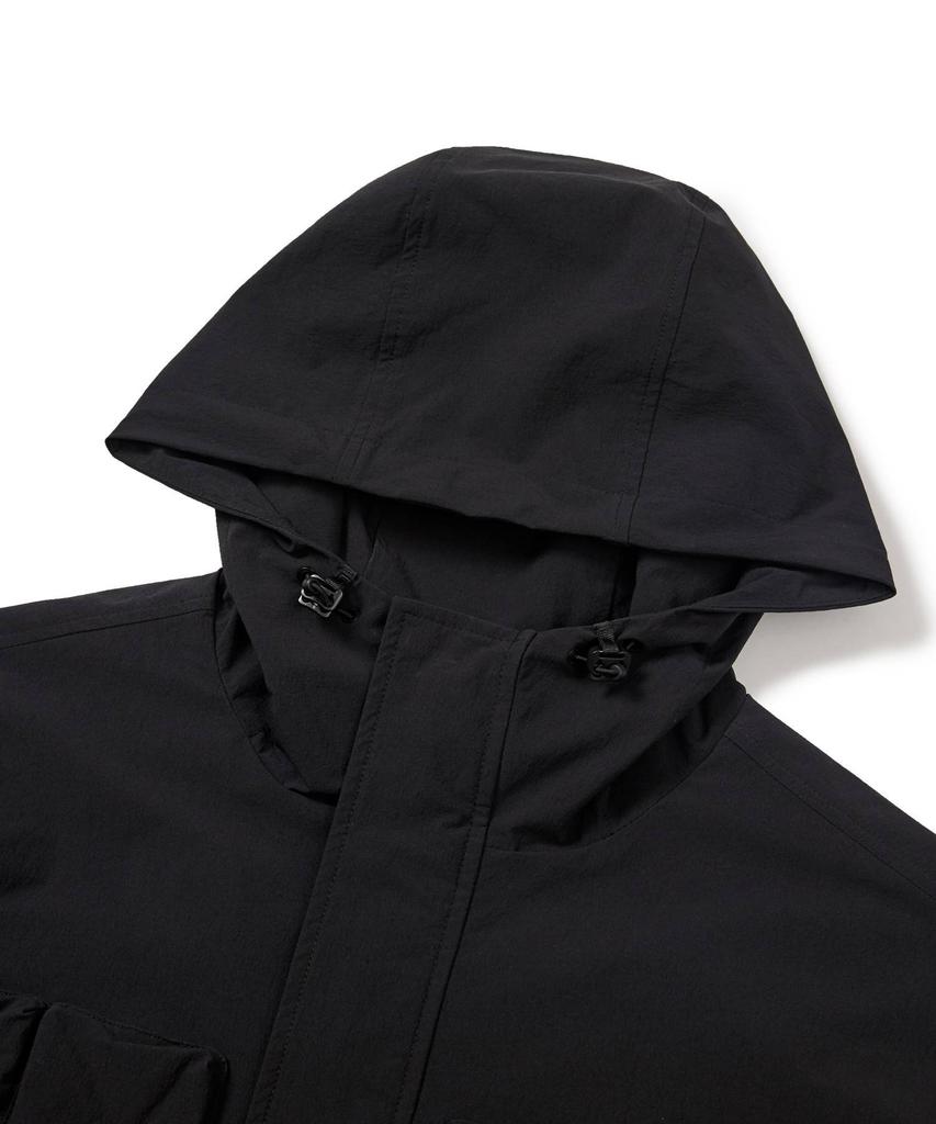 Snowpeak Apparel Root Utility Windbreaker (S24Fmrwb66) Black